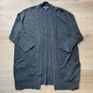 NWOT Barefoot Dreams CozyChic Ultra Lite Dolman Ribbed Cardigan Size Med…
